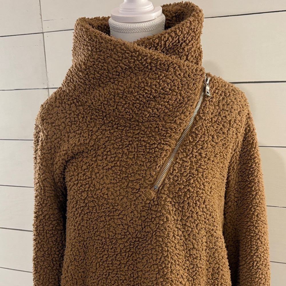 Cozy Brown Sherpa Jacket
